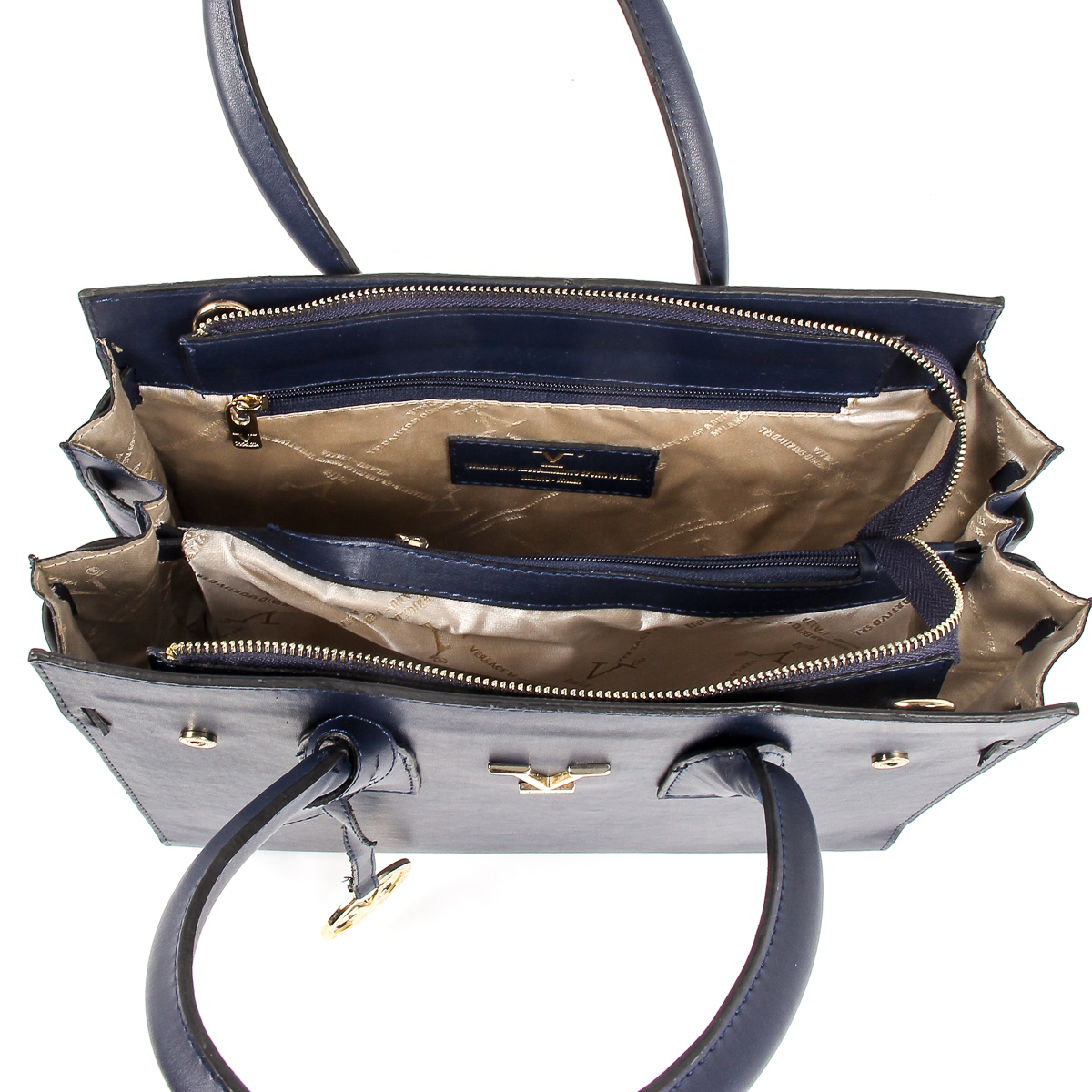 V 1969 Italia Womens Handbag Blue CLELIA