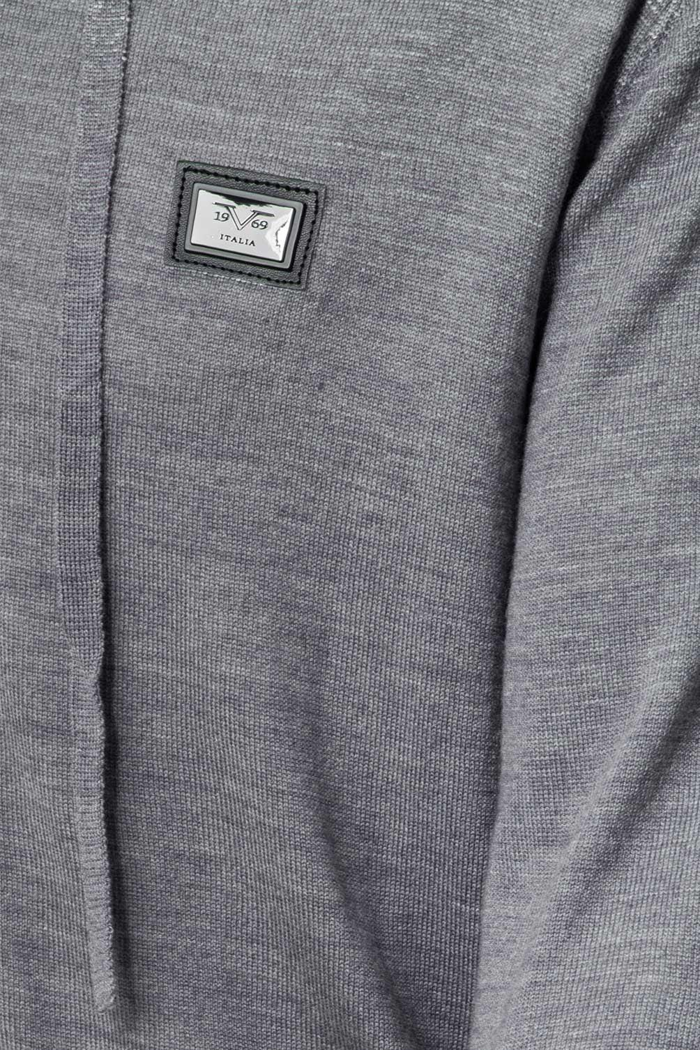Suéter italiano para hombre 19V69 Gris MAARTEN GREY