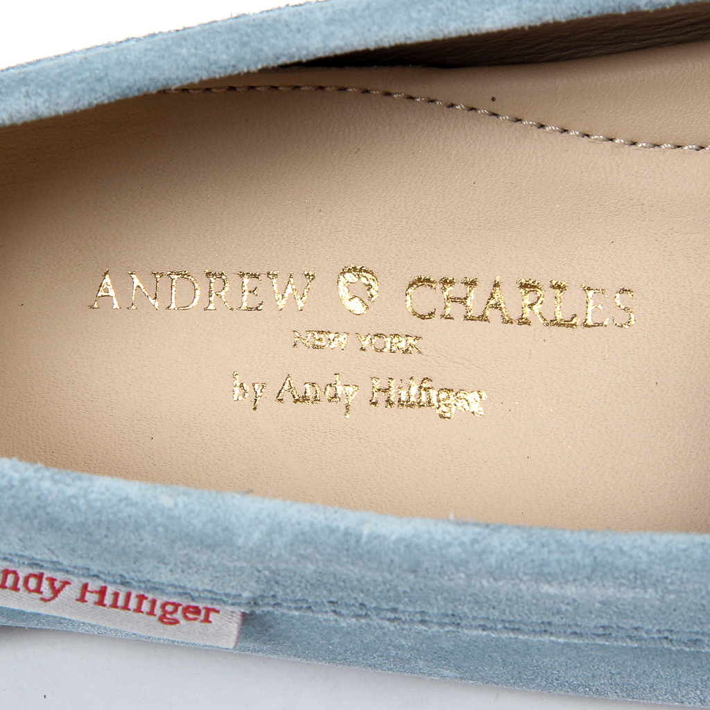 Andrew Charles Mocasín para mujer Azul Claro MAX