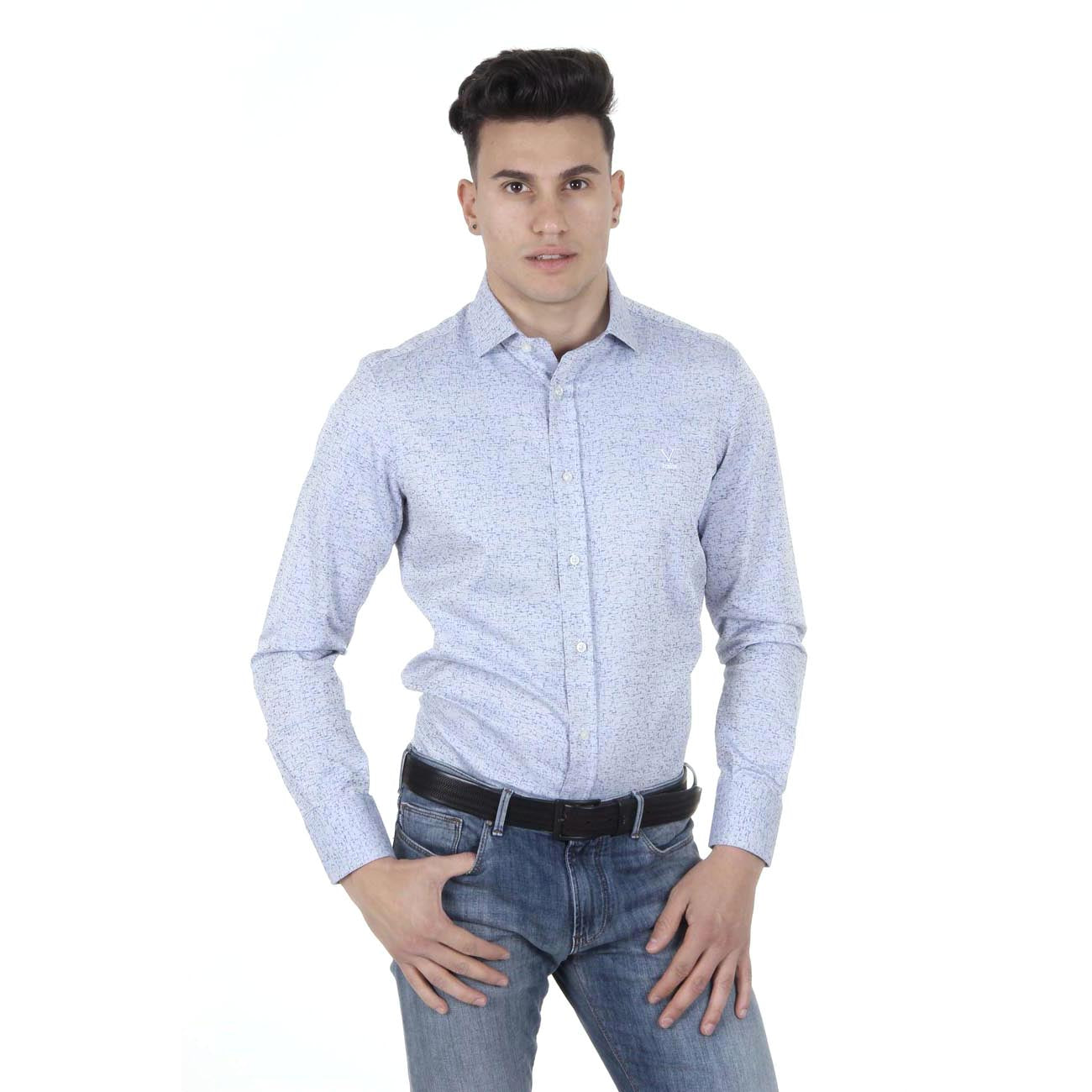 Camisa clásica para hombre V 1969 Italia 307 VAR. 24