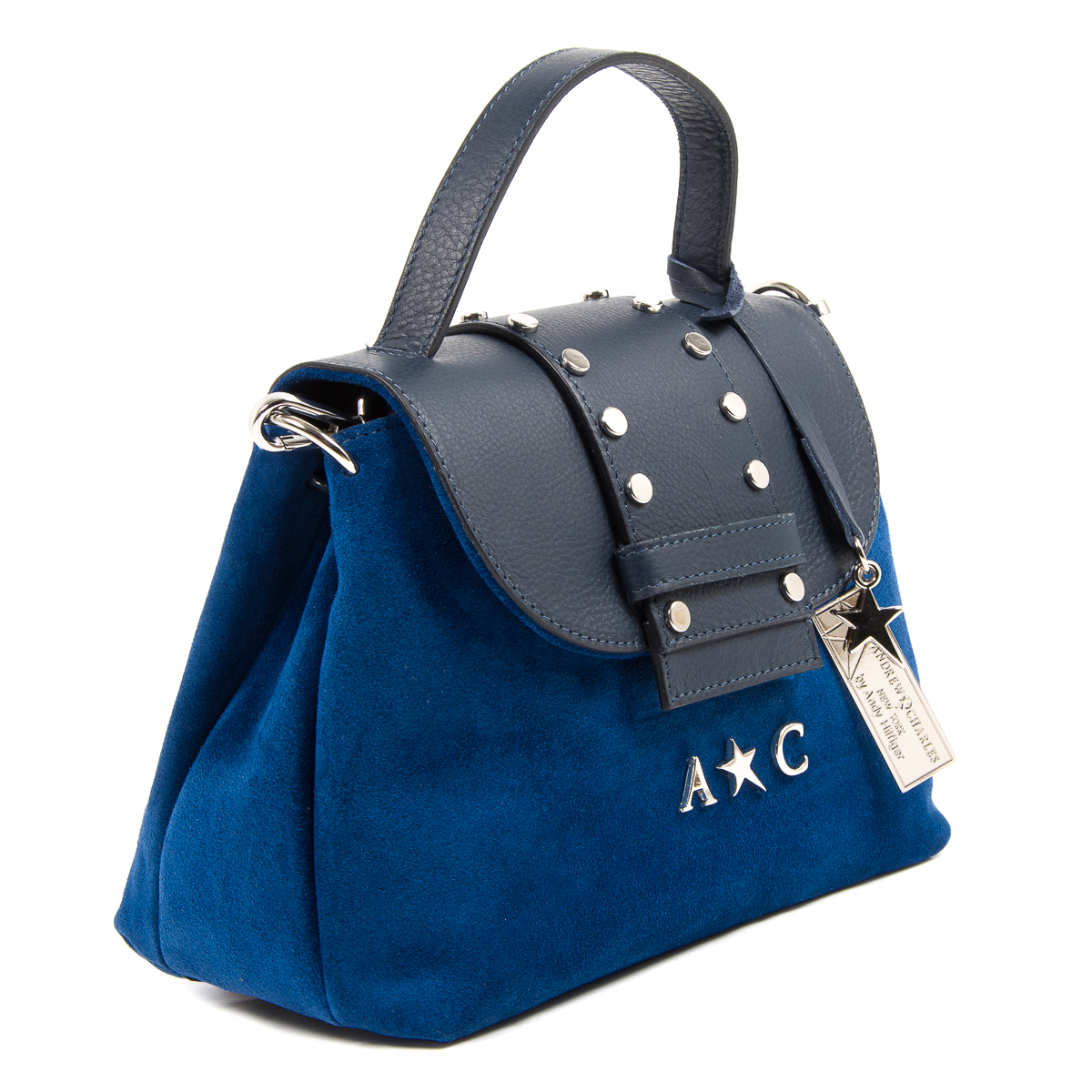 Bolso de mano para mujer Andrew Charles Azul PAMELA