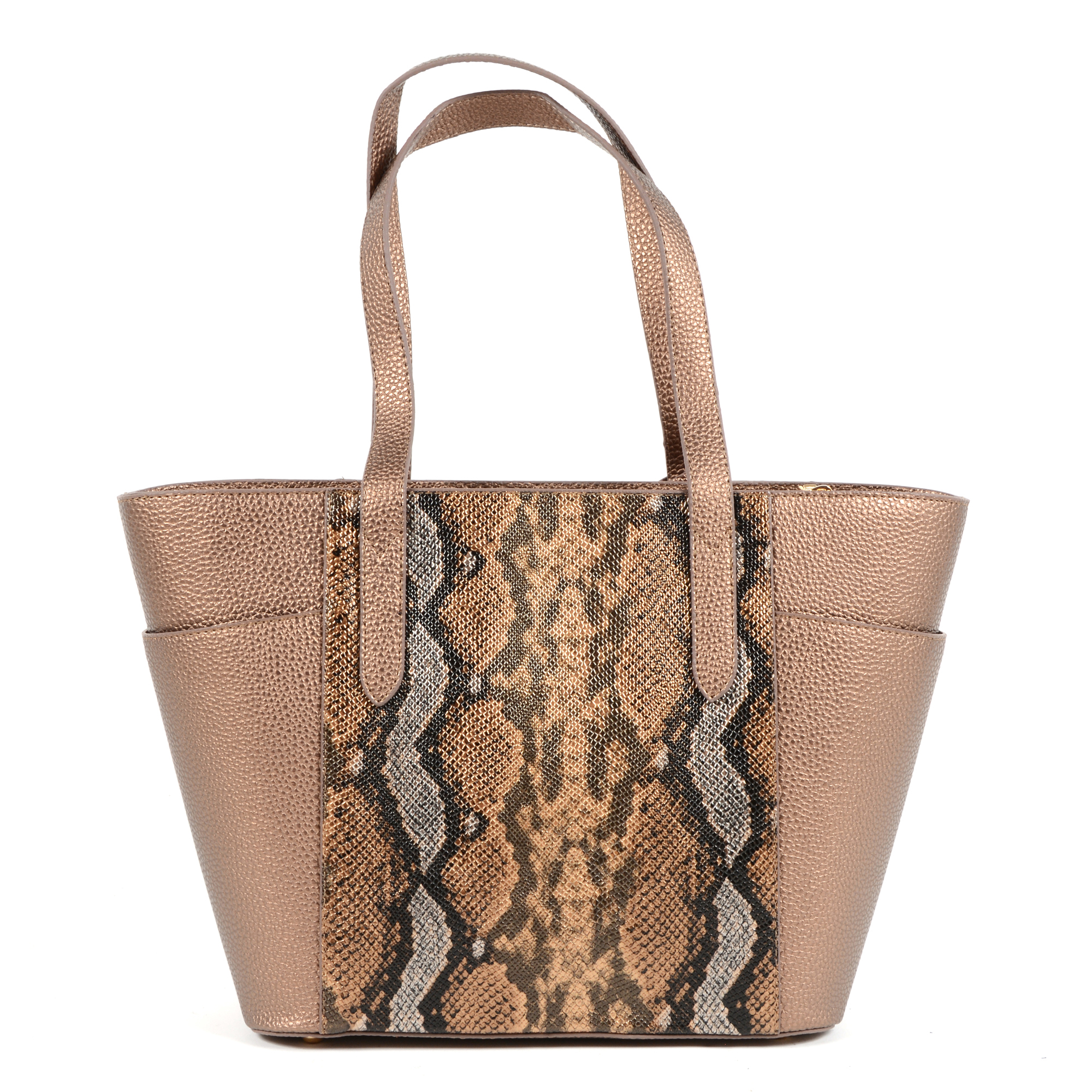 19V69 Italia Womens Handbag Bronze 8005 PYTHON BRONZE