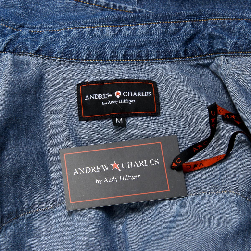 Camisa vaquera de manga larga para hombre de Andrew Charles CAMILIA