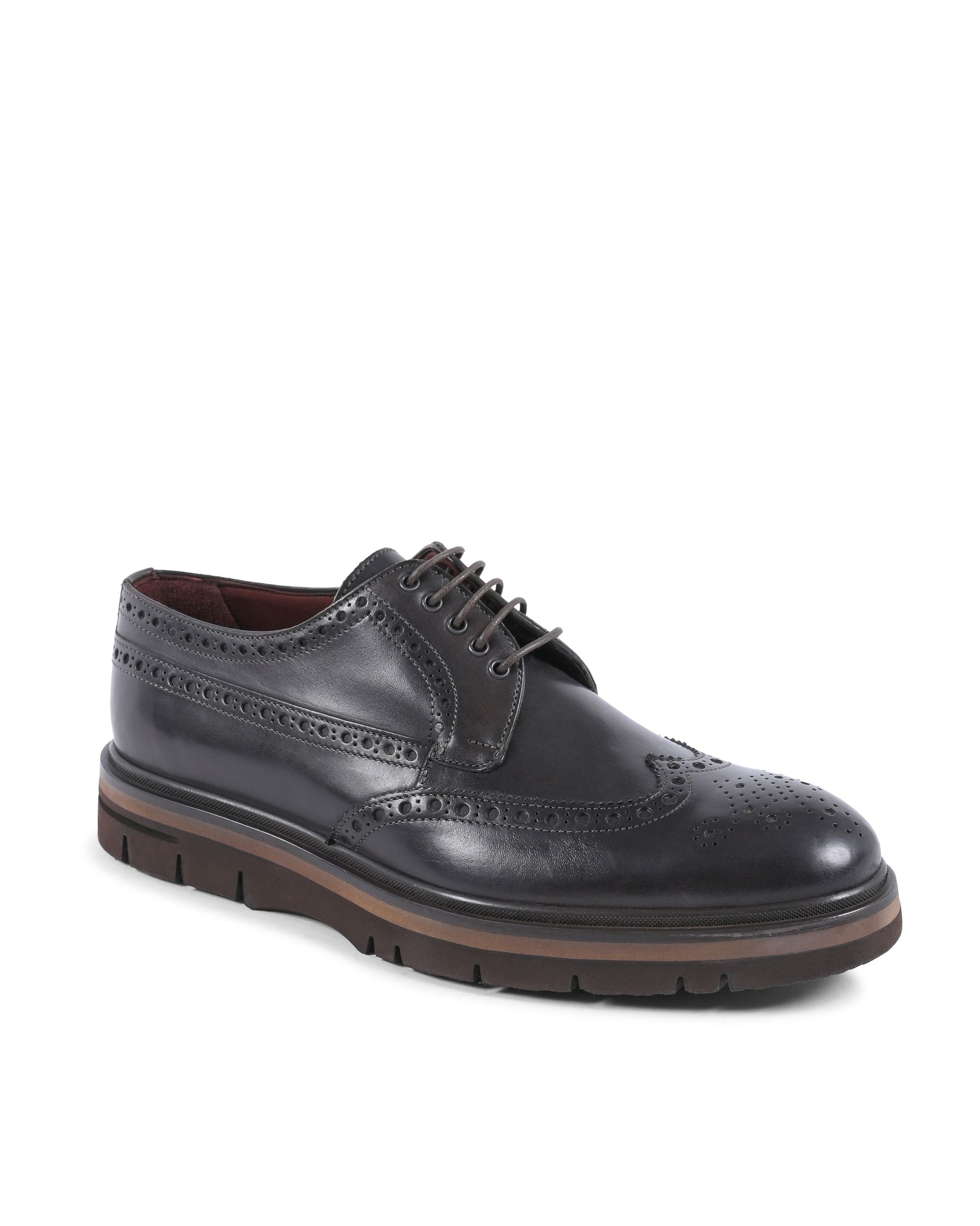 Zapatos brogue para hombre Dee Ocleppo EB138 VITELLO T MORO