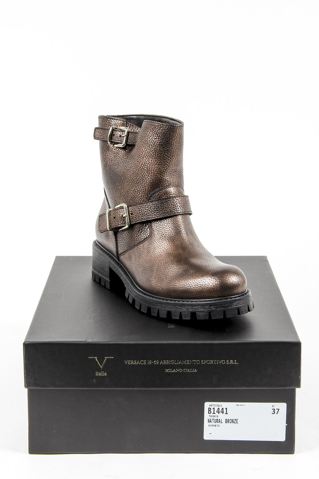 Bota corta para mujer V 1969 Italia B1441 BRONCE NATURAL