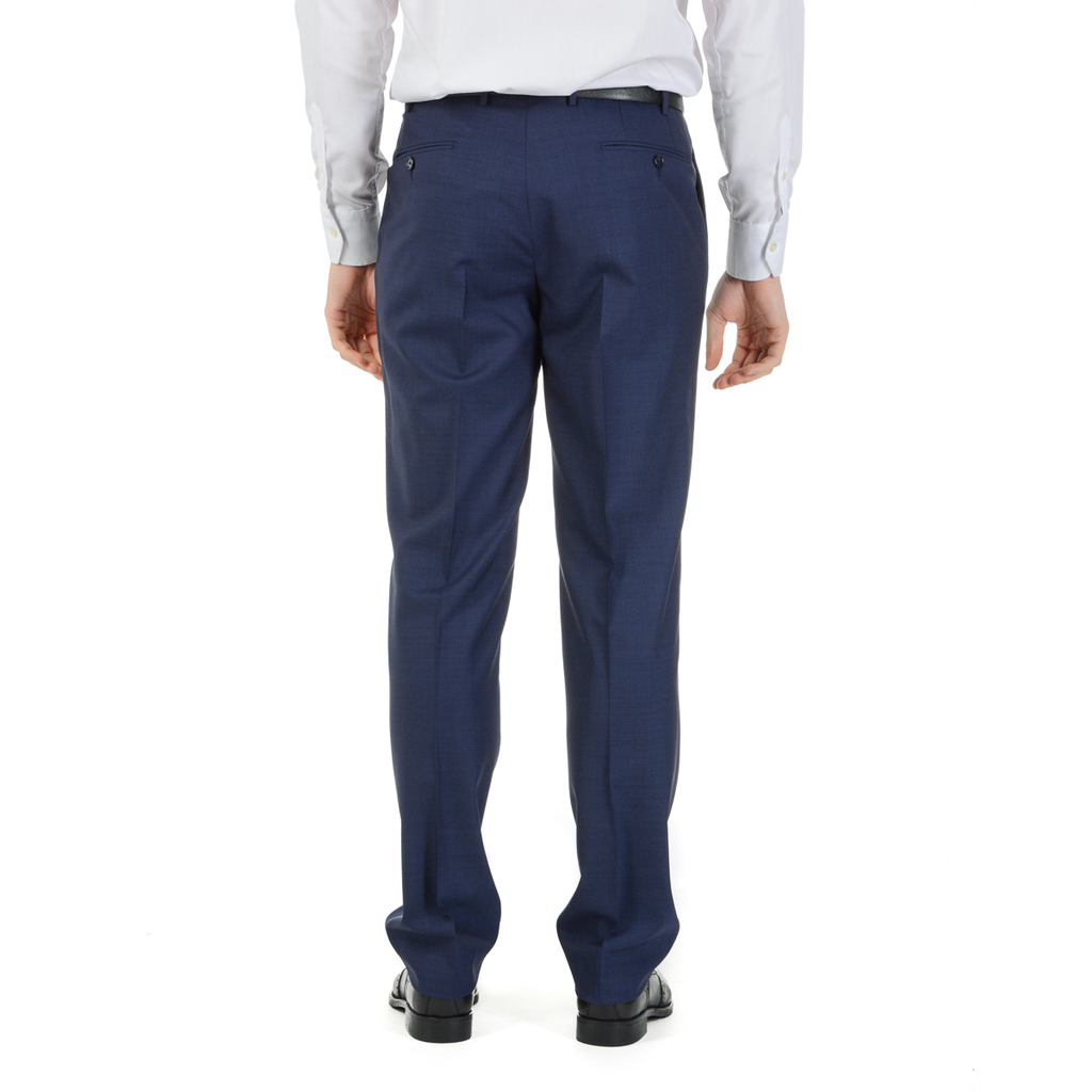 Corneliani Mens Suit Long Sleeves Blue Super 110's
