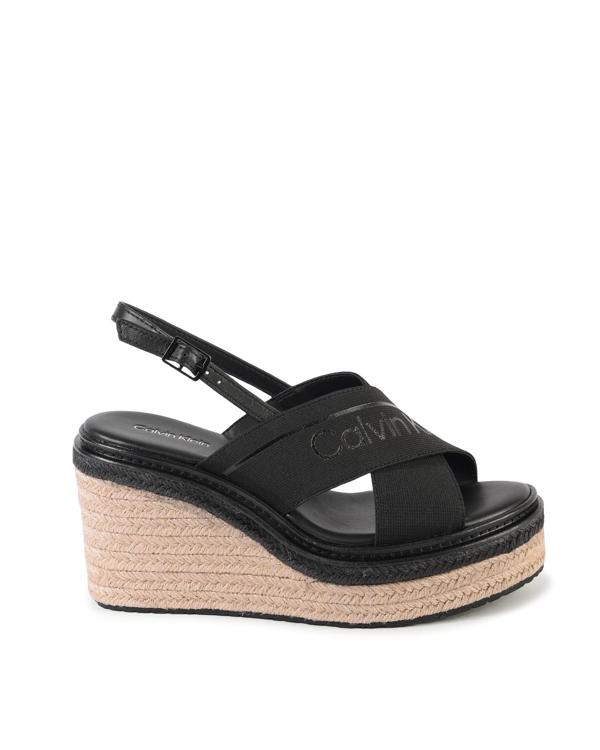 Sandalias Calvin Klein para mujer negras HW0HW01965BEH