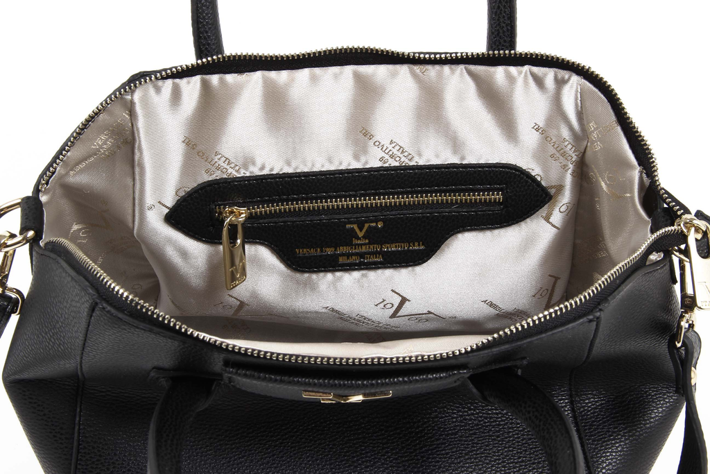 Bolso de mano para mujer V 1969 Italia VE01 NEGRO