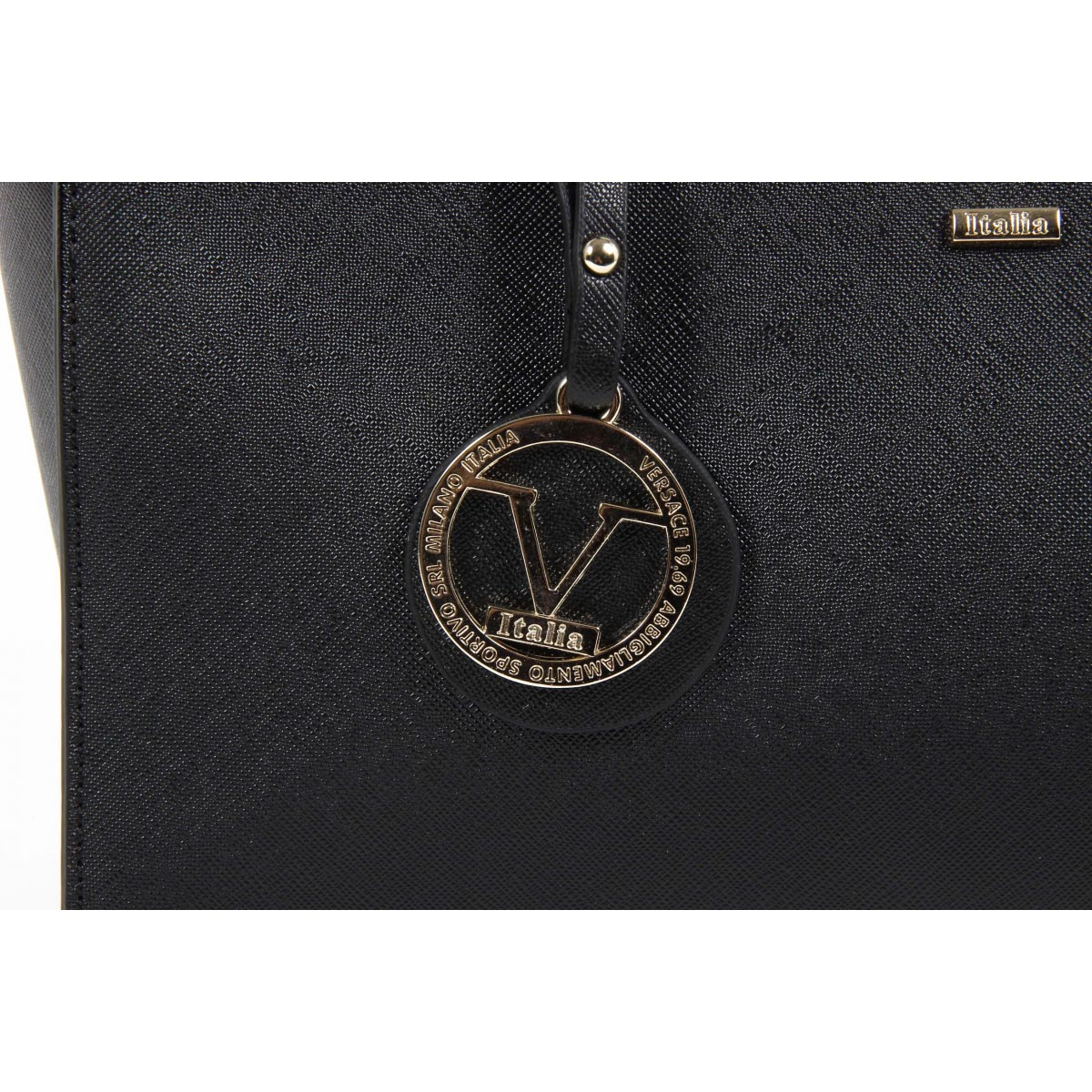 Bolso de mano para mujer V 1969 Italia VE07 NEGRO