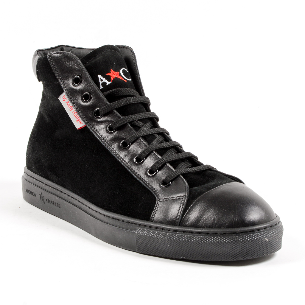 Andrew Charles Mens Sneaker Black TED