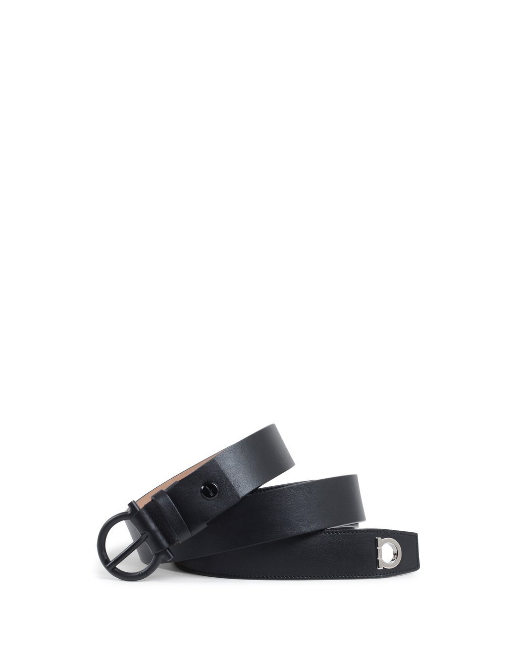 Cinturón ajustable Salvatore Ferragamo para hombre, negro, 679951 694934