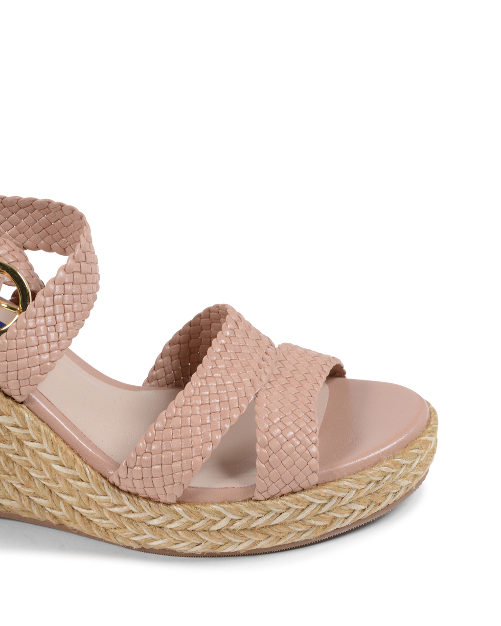 Stuart Weitzman Sandalia de cuña para mujer Rosa ELSIE 85