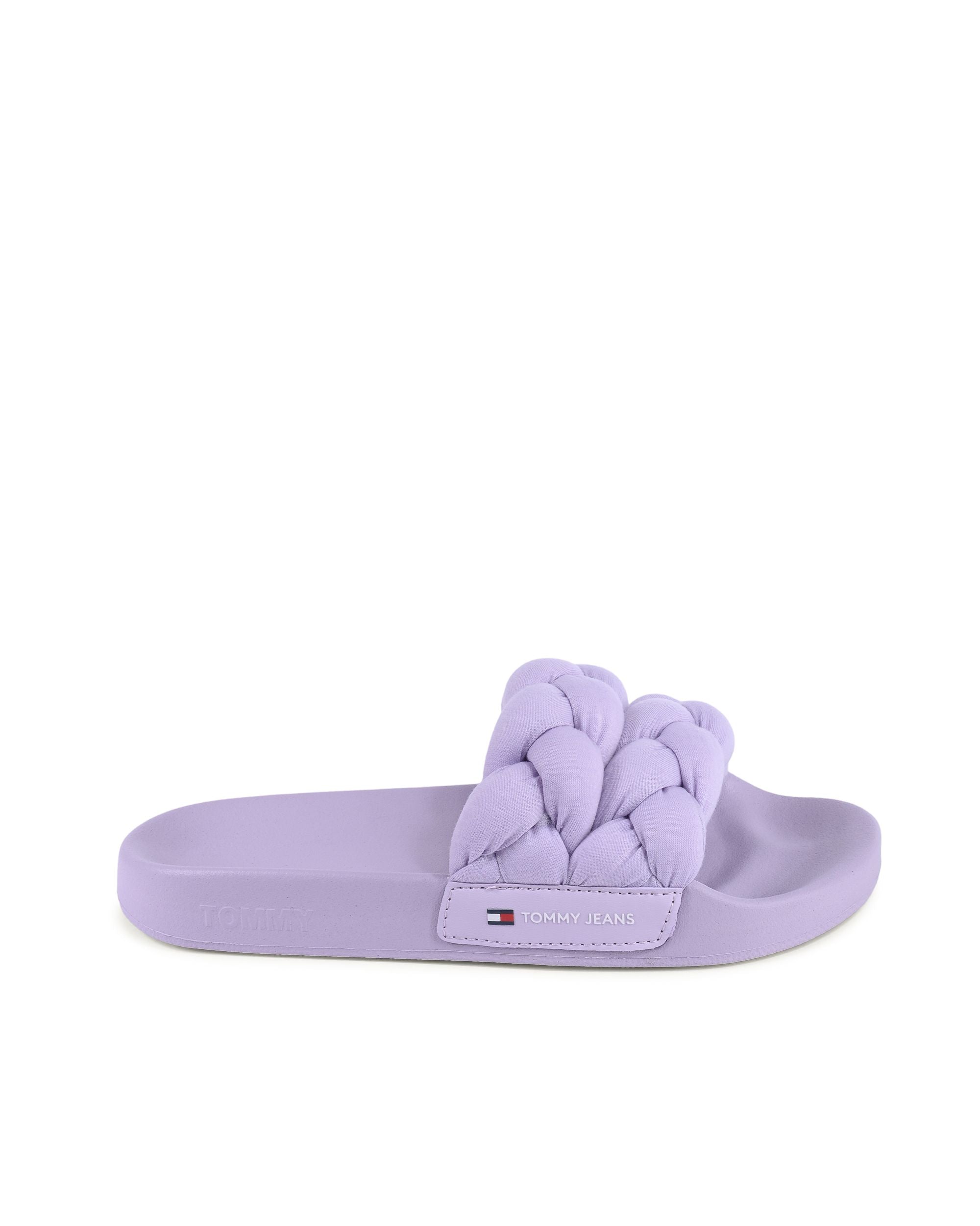 Chanclas Tommy Hilfiger para mujer, moradas, EN0EN02450W06