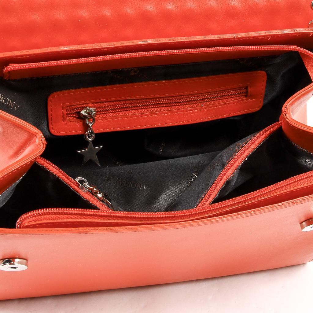 Bolso de mano Andrew Charles para mujer, color rojo, BROOKLYN