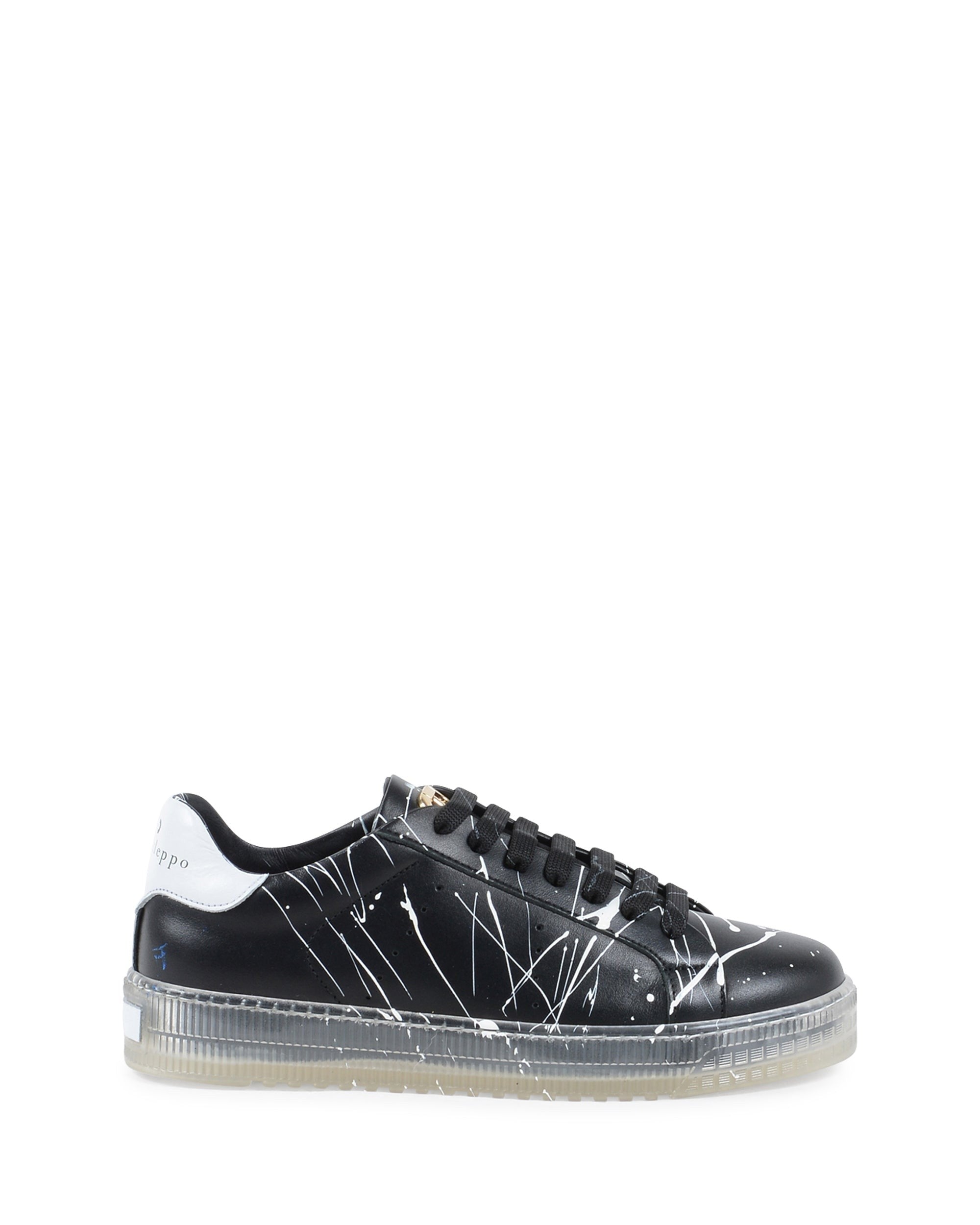 Zapatillas Splatter - Negro y blanco