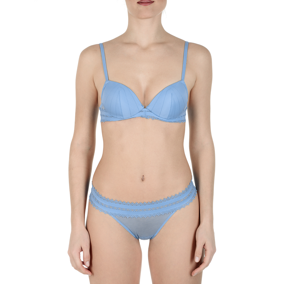 La Perla Womens Slip Light Blue