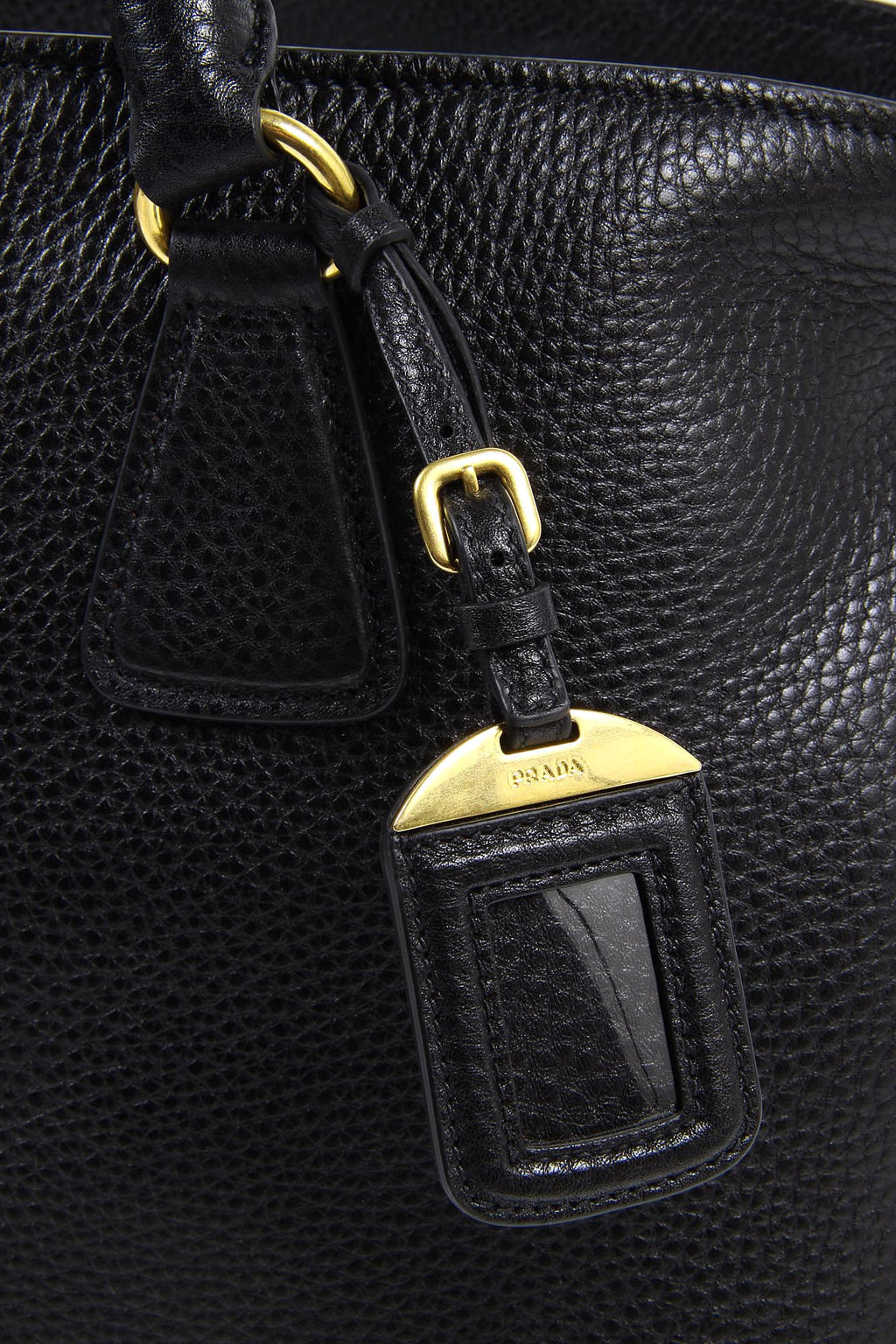 Bolso de compras Prada BN2794 Nero Vitello Daino