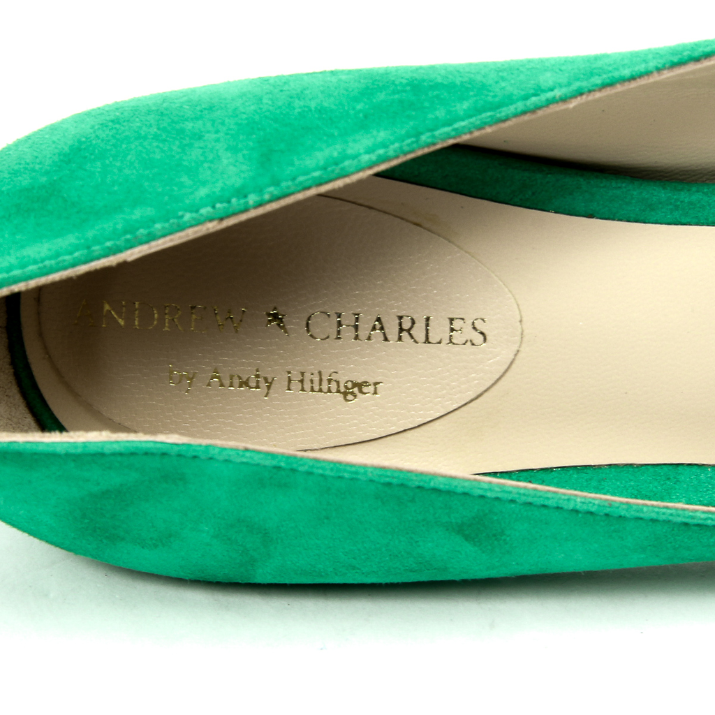 Andrew Charles Womens Pump Green CLEO