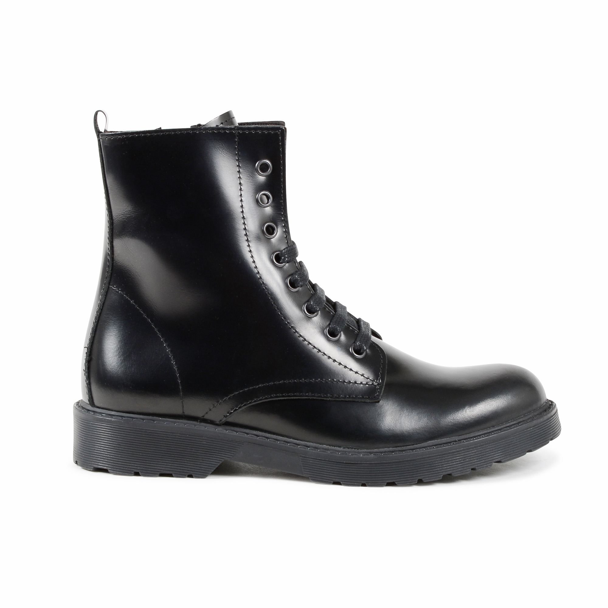 19V69 Italia Botines para mujer Negro 014 ABRASIVATO NERO