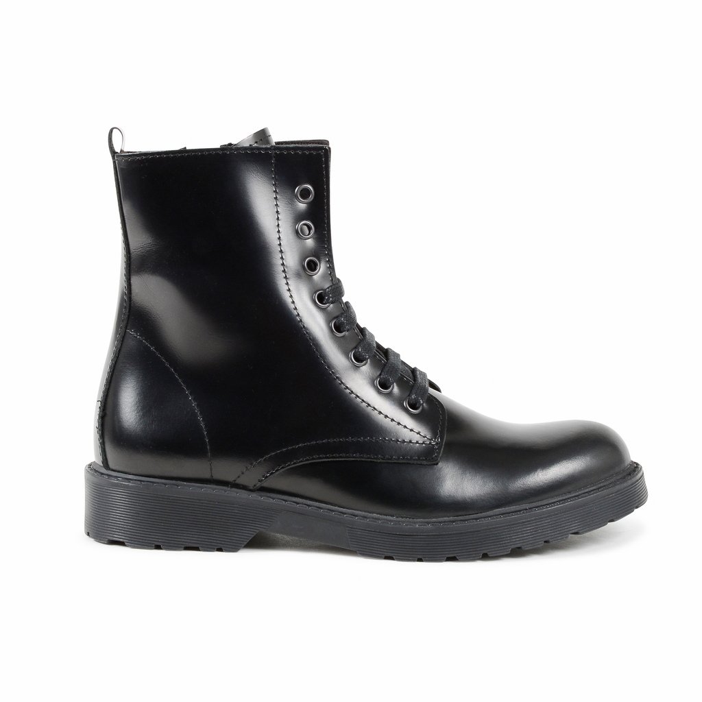 19V69 Italia Botines para mujer Negro 014 ABRASIVATO NERO