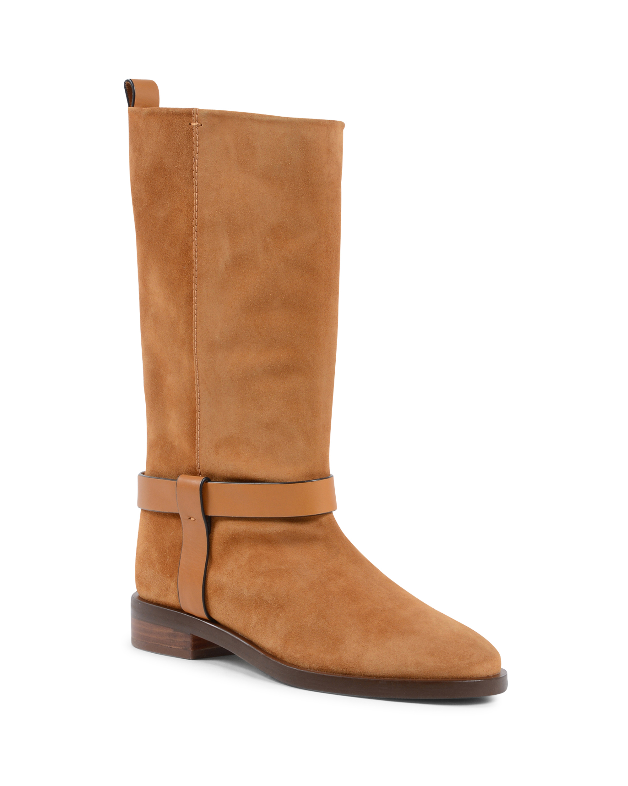 Bota corta Stuart Weitzman para mujer color tostado CASEY