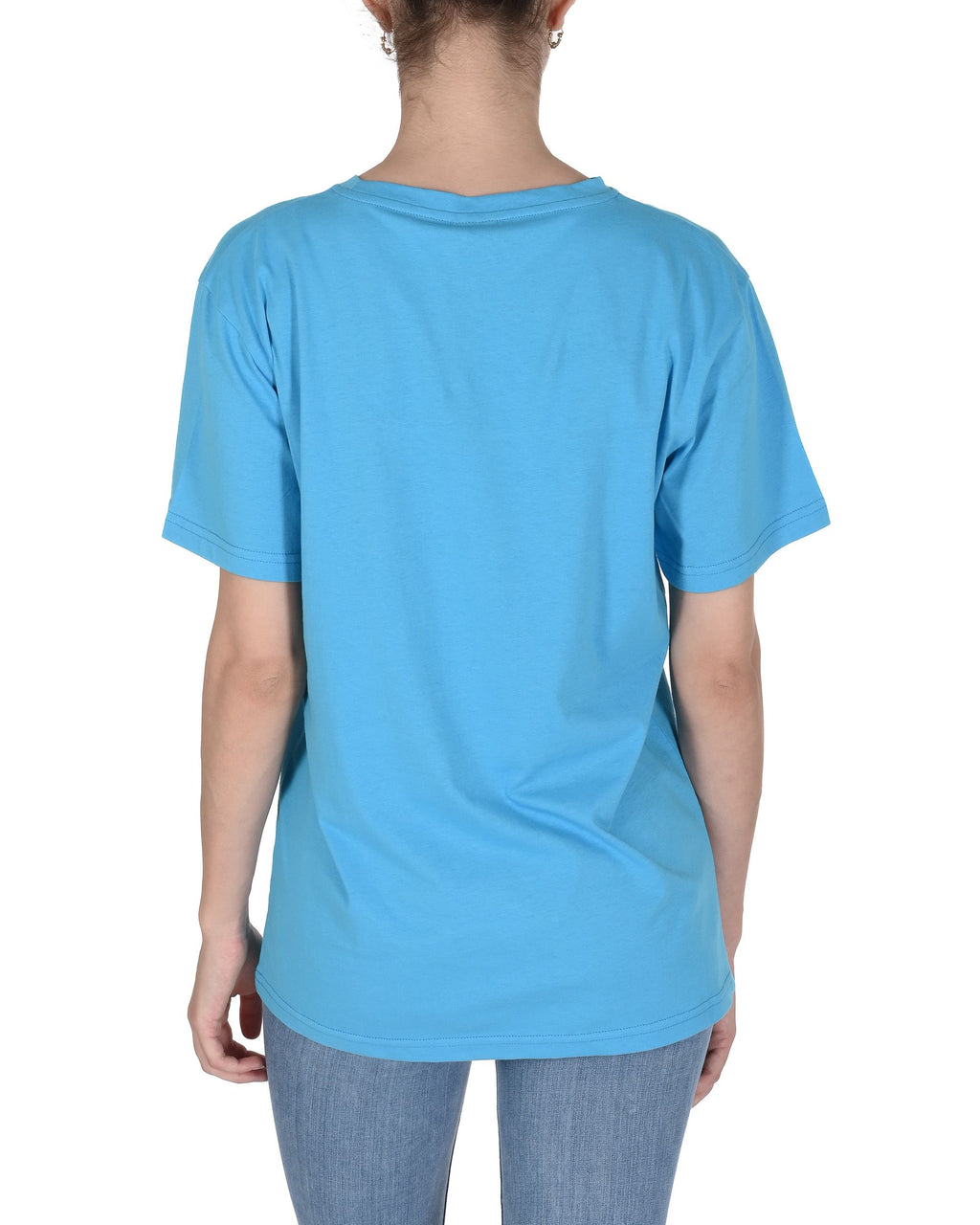 19V69 Italia Womens Basic T-Shirt VSC1WTS01 AZURE