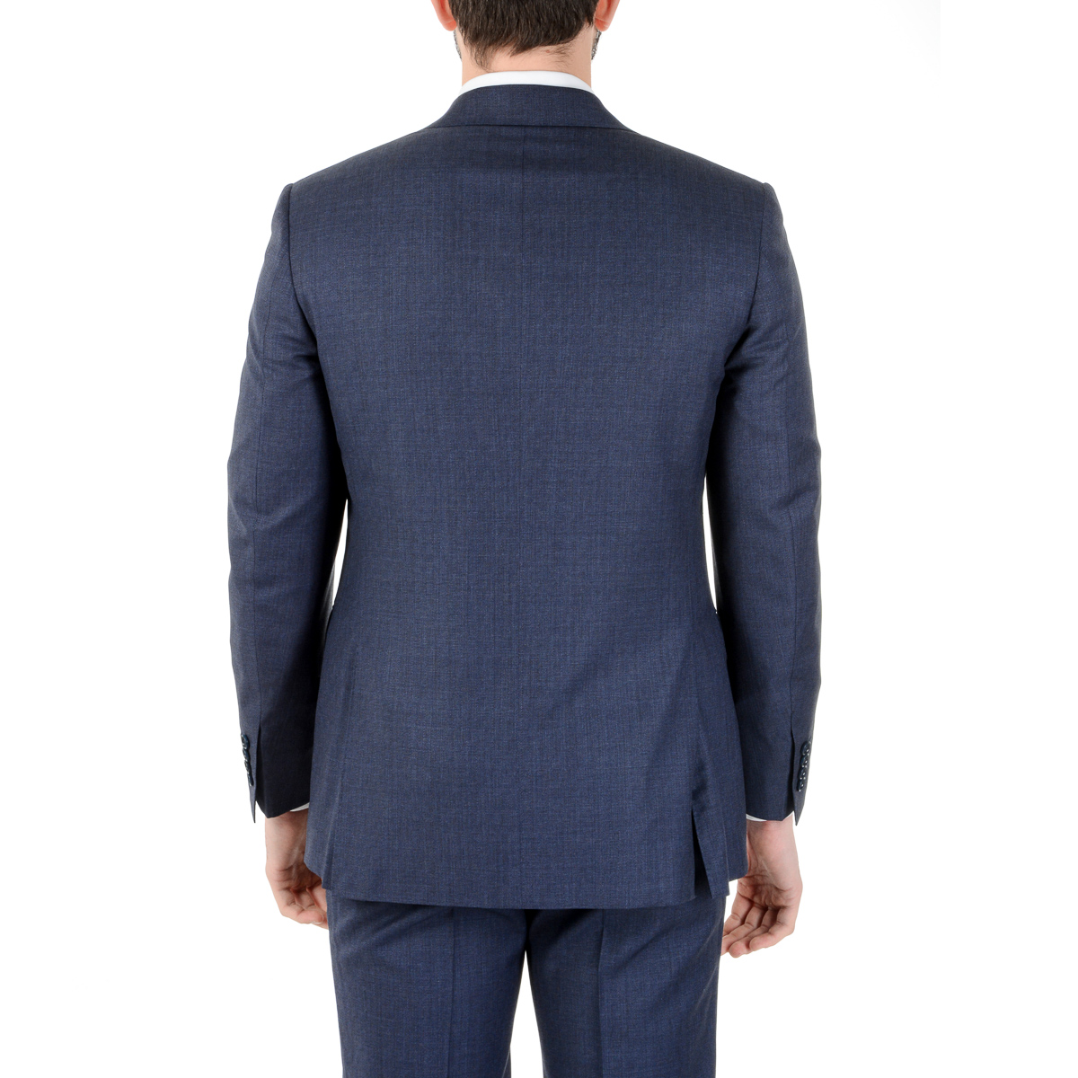 Canali Mens Suit Long Sleeves Blue