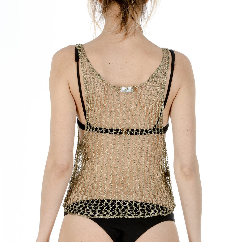 La Perla Mare Womens Vest Gold