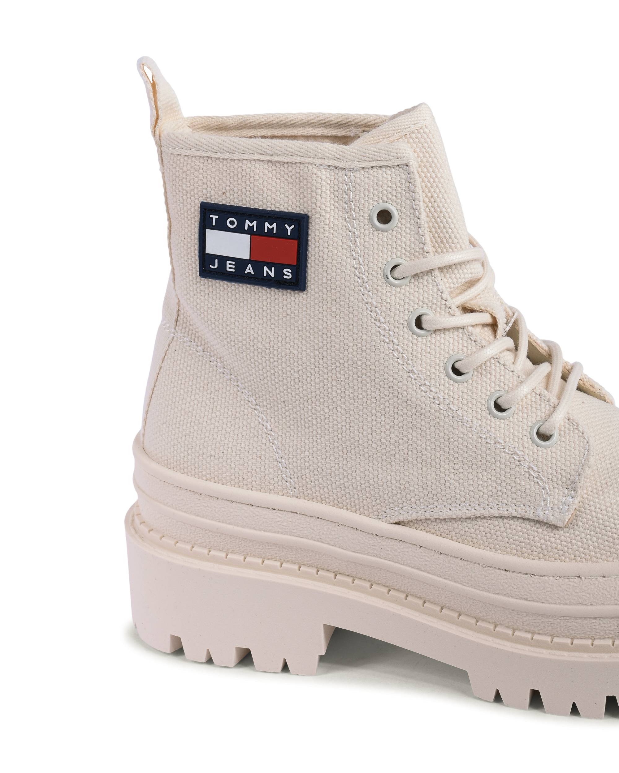 Botines Tommy Hilfiger para mujer beige EN0EN01903AF2