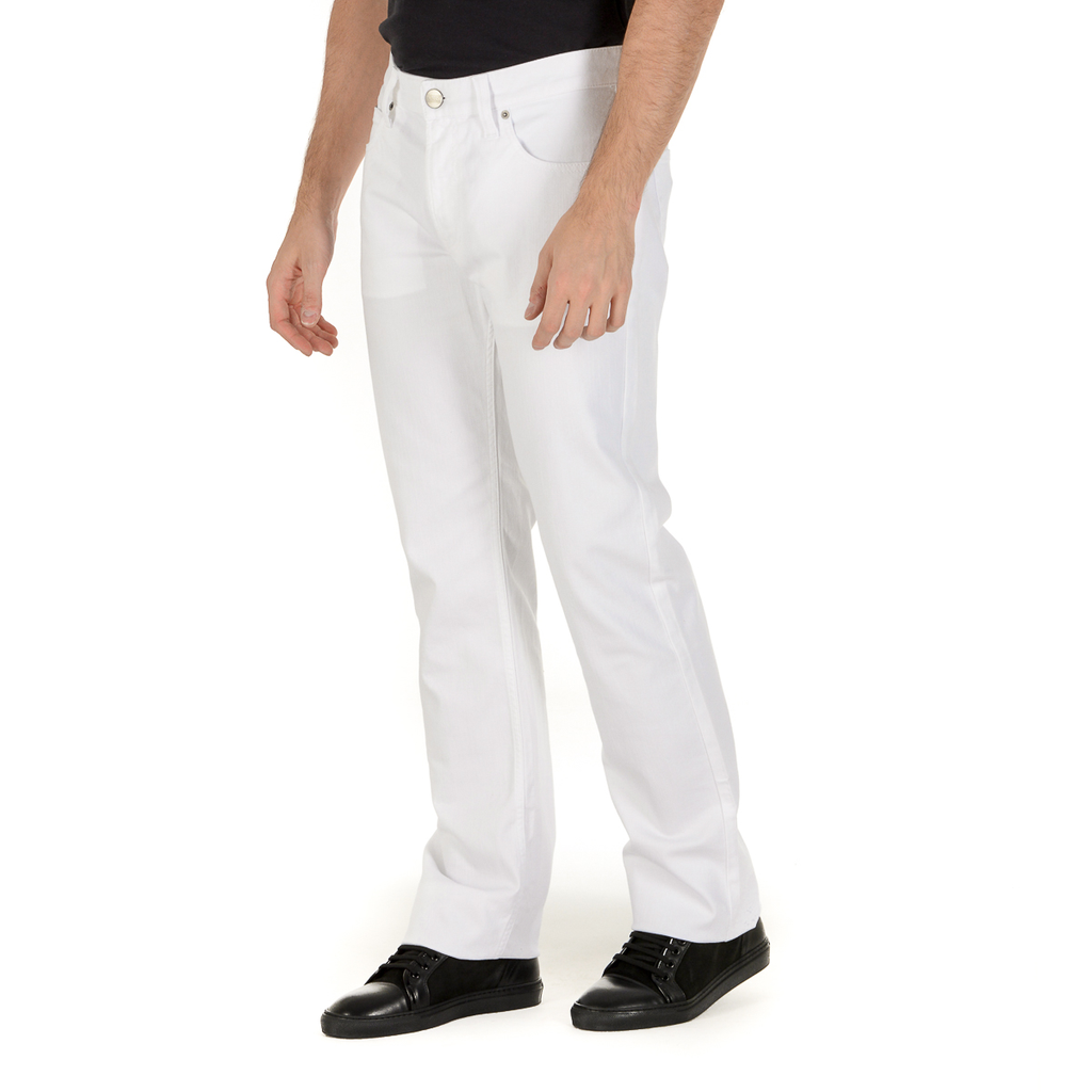 Armani Collezioni Mens Pants White