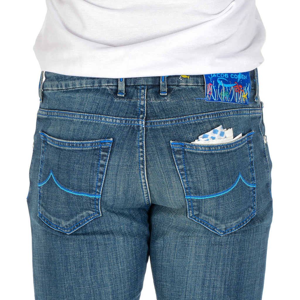 Jacob Cohen Mens Jeans J620 Blue