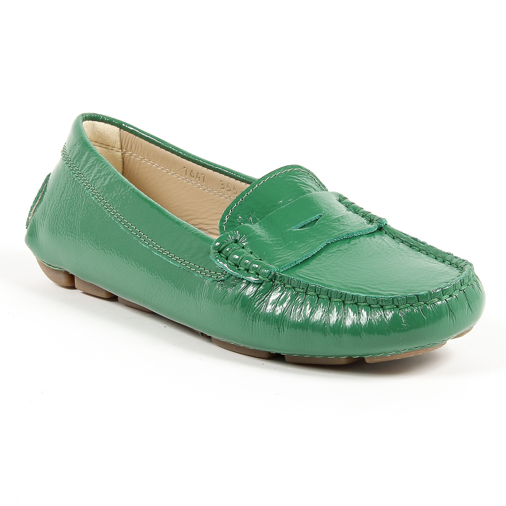 V 1969 Italia Womens Loafer Green AMALFI