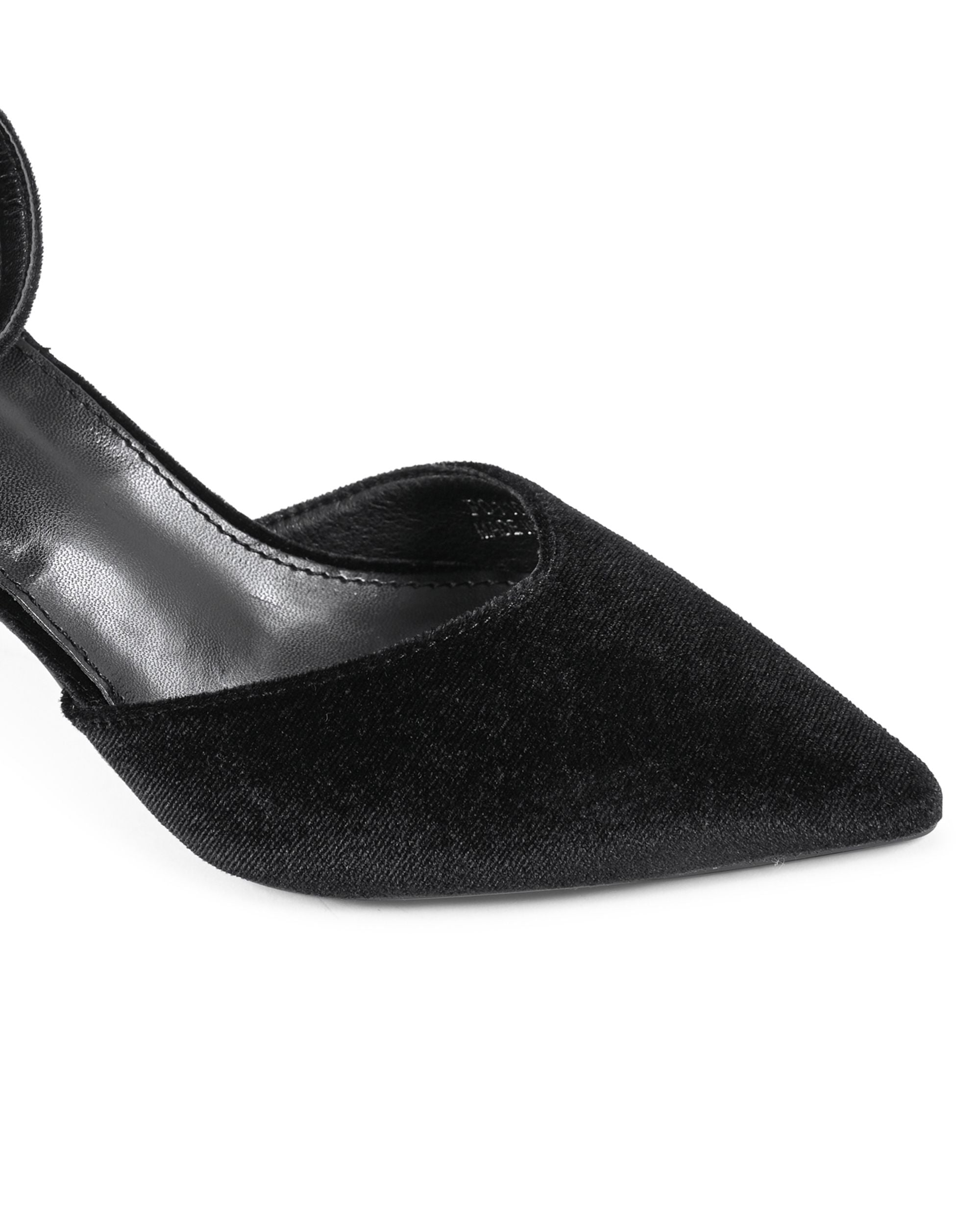 19V69 Italia - Zapatos de salón con tira al tobillo para mujer, color negro, F0110 NERO