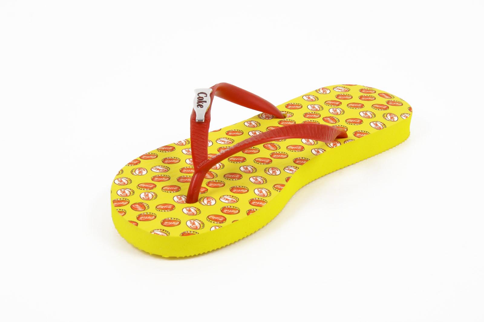 Chanclas Coca Cola para mujer CCA0595 TAMPINHAS NIÑA AMARILLO