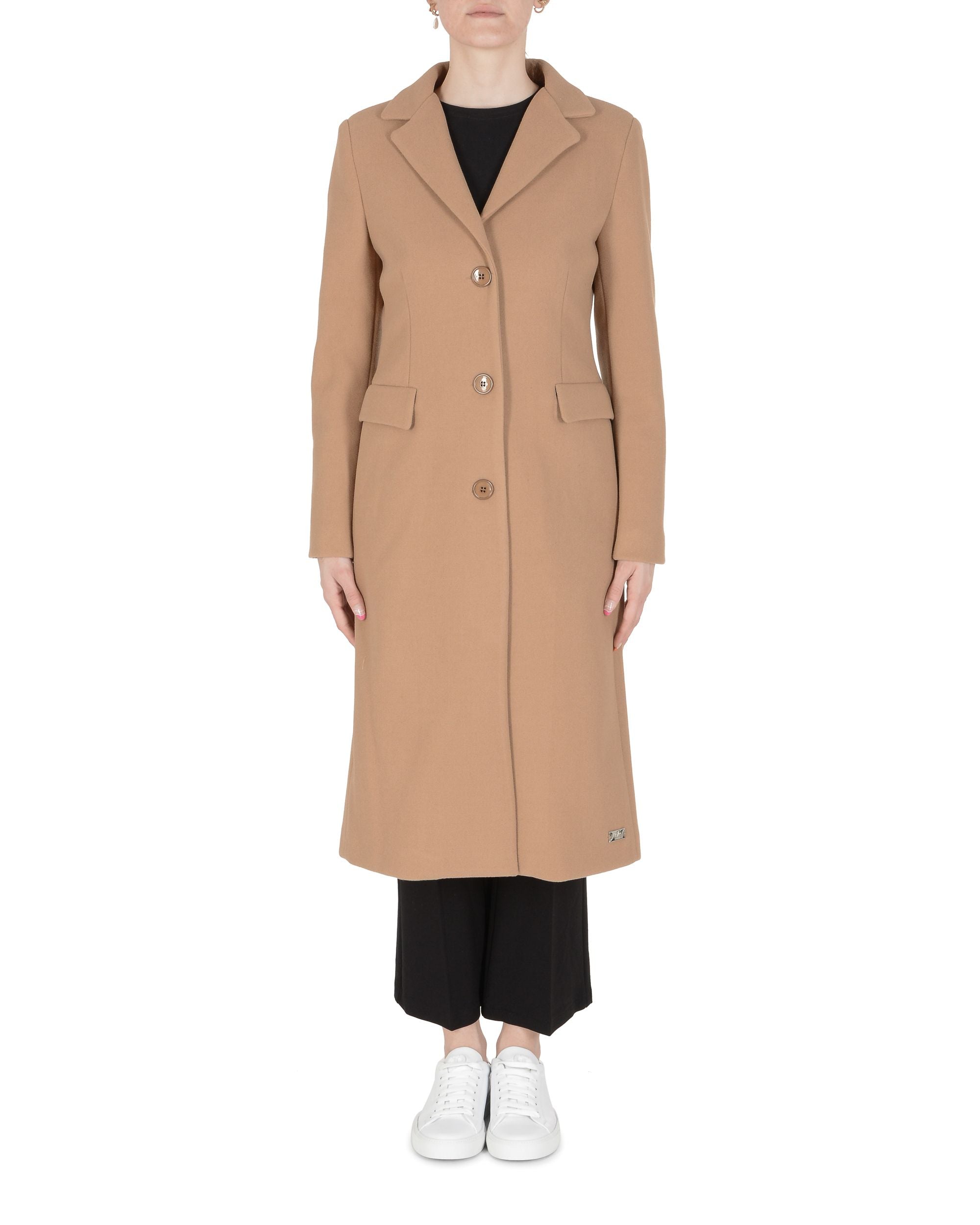 19V69 Italia Abrigo de mujer Camel AMINA CAMEL