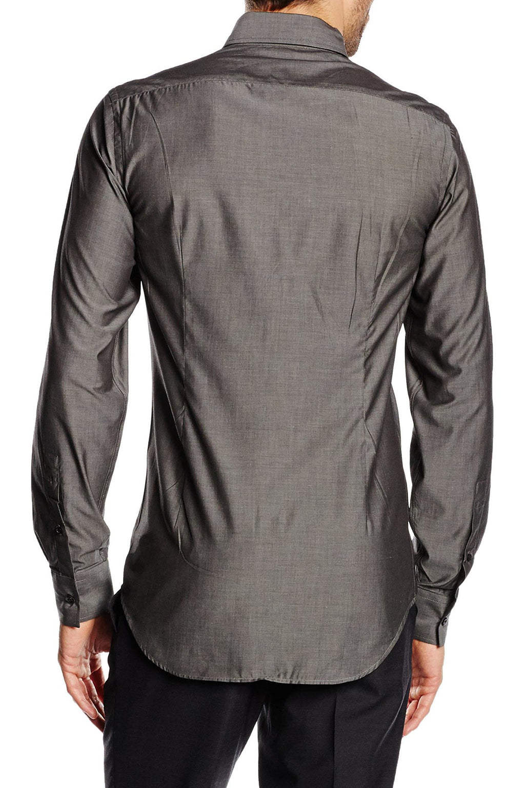 Camisa de cuello abotonado ajustada para hombre V 1969 Italia SBD33