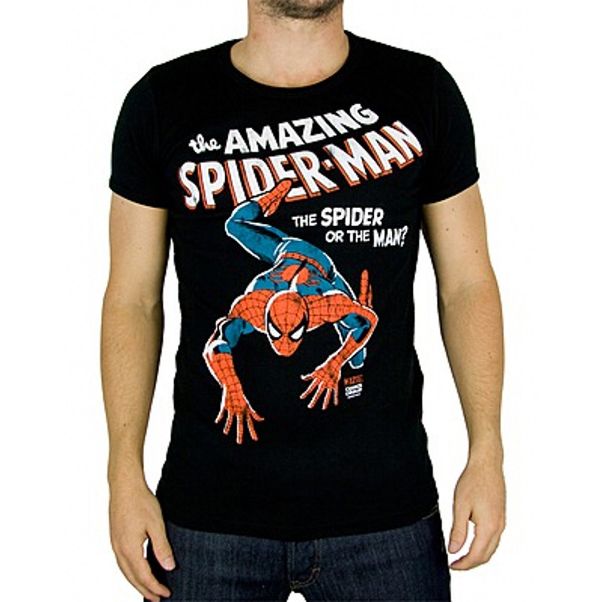 Camiseta de Marvel Comics para hombre El Sorprendente Hombre Araña