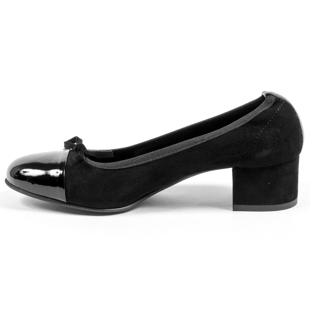 Andrew Charles Womens Ballerina Black FLORENCE