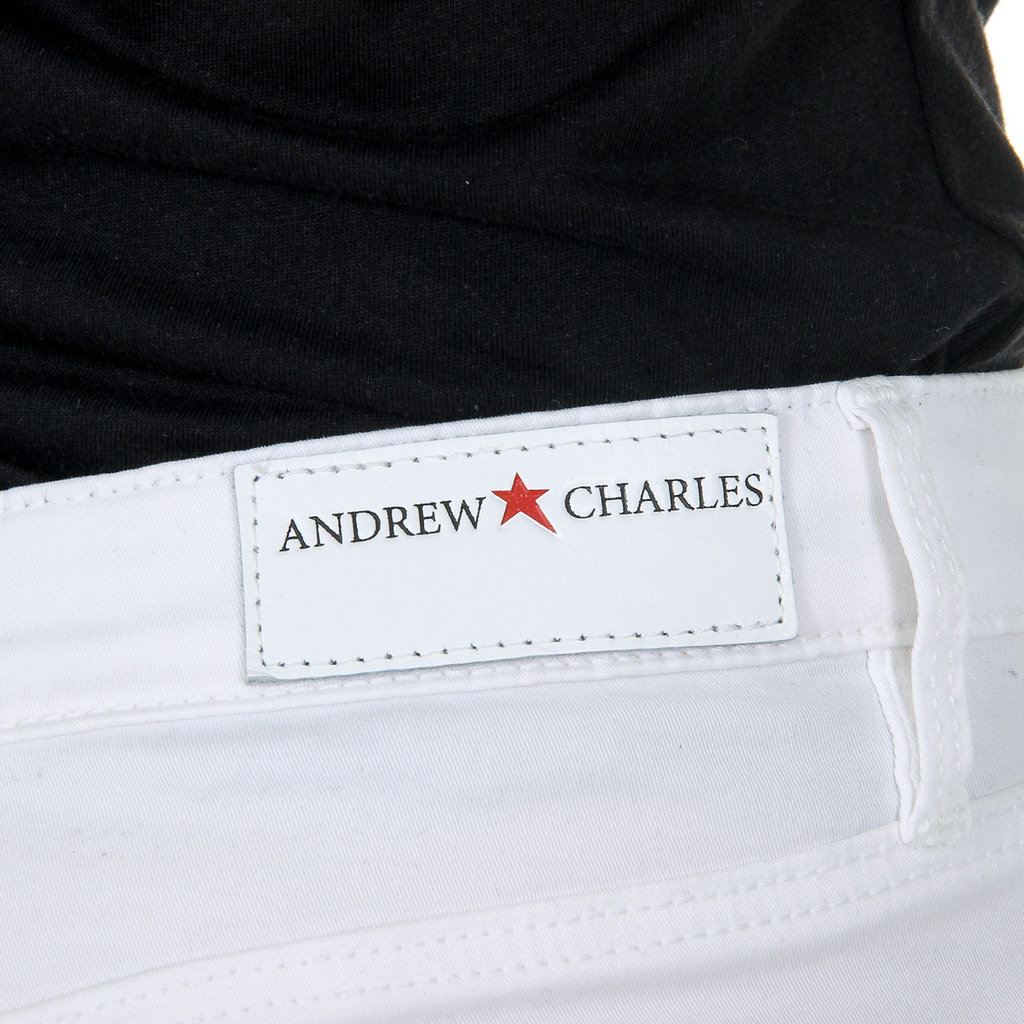 Pantalones Andrew Charles para mujer blancos CLAIRE