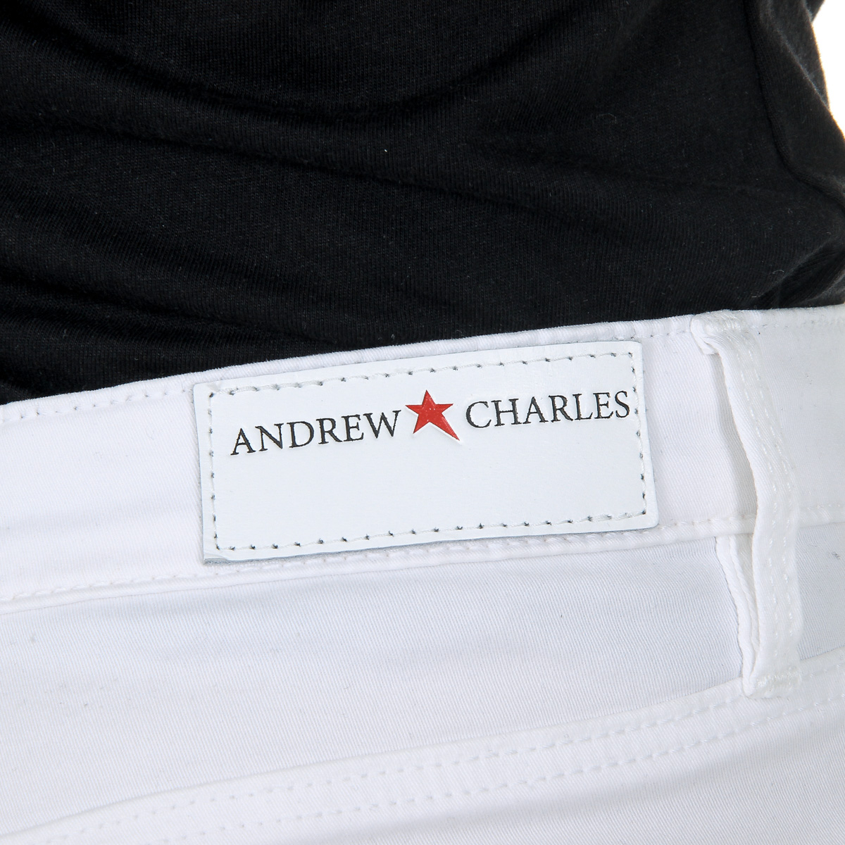 Pantalones Andrew Charles para mujer blancos CLAIRE