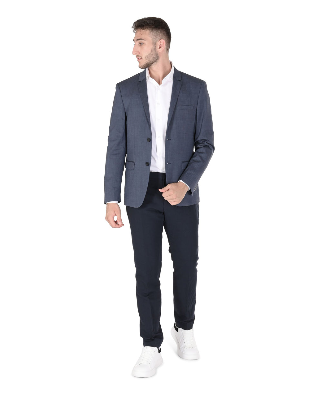 Calvin Klein Mens Blazer Blue K1EK101790402