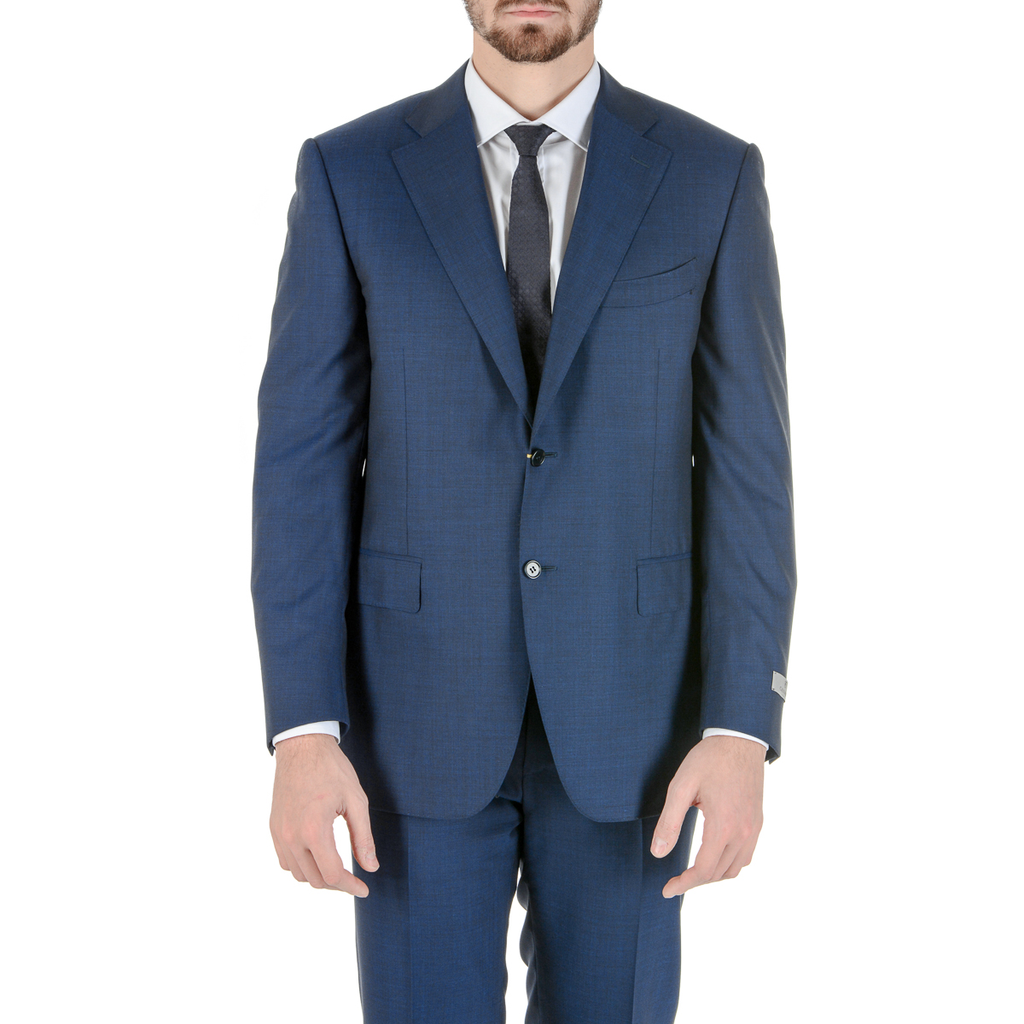 Traje Canali para hombre de manga larga azul