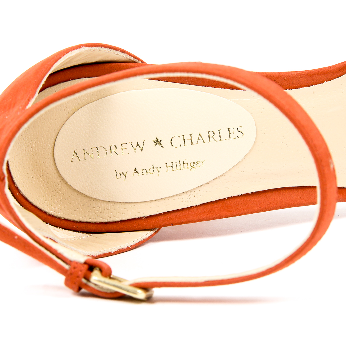 Andrew Charles Womens Sandal Red EMMA