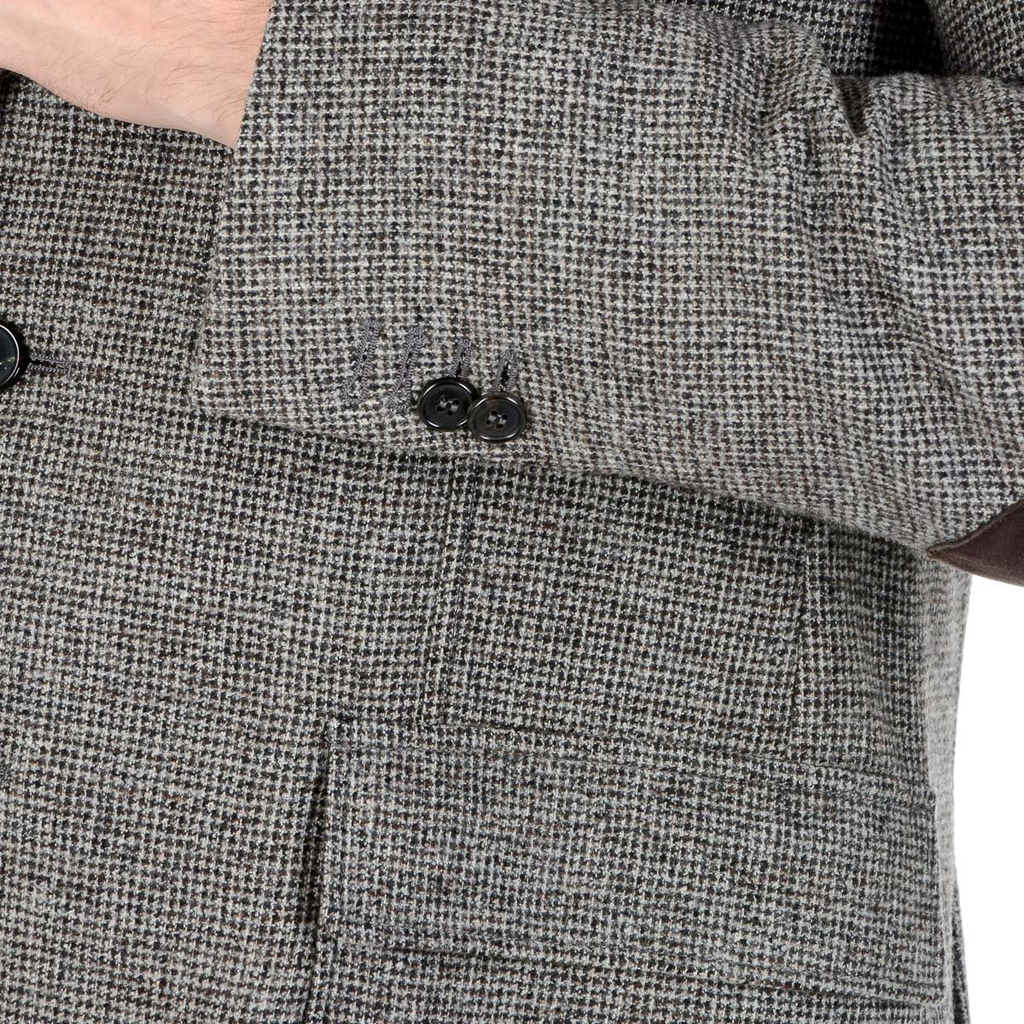 Corneliani Mens Jacket Long Sleeves Grey