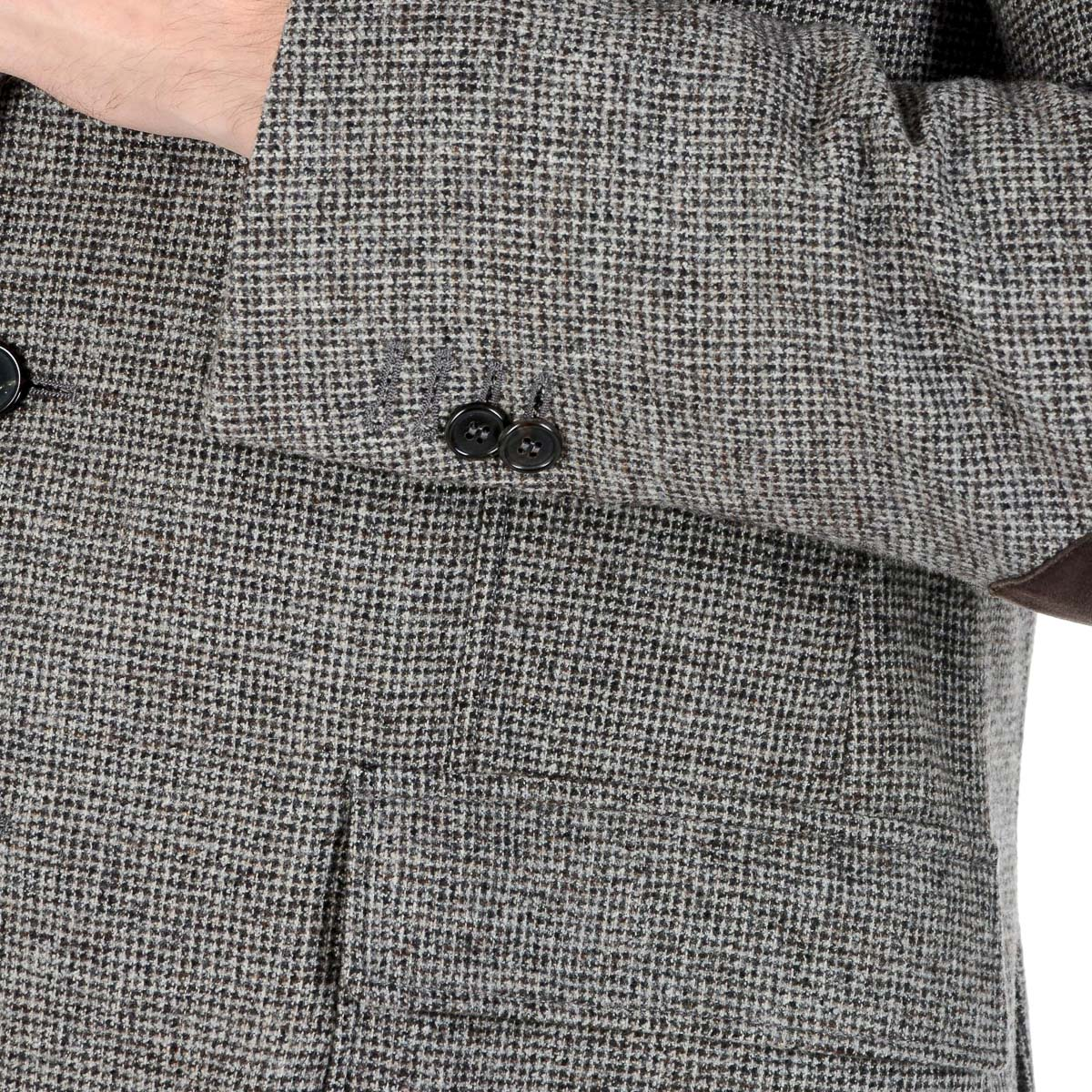 Corneliani Mens Jacket Long Sleeves Grey