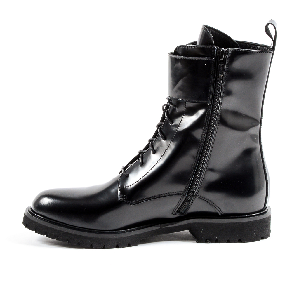Andrew Charles Womens Short Boot Black ASHLEE