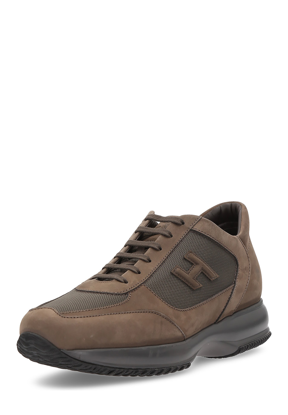 Hogan Mens Sneaker Brown Interactive HXM00N0I980008659H3