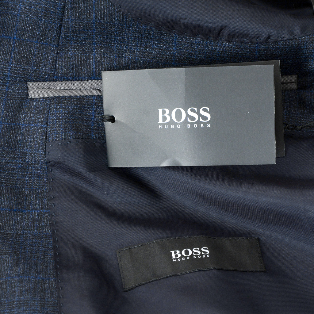 Traje Hugo Boss para hombre azul oscuro, ¡UN GRAN GENIO!