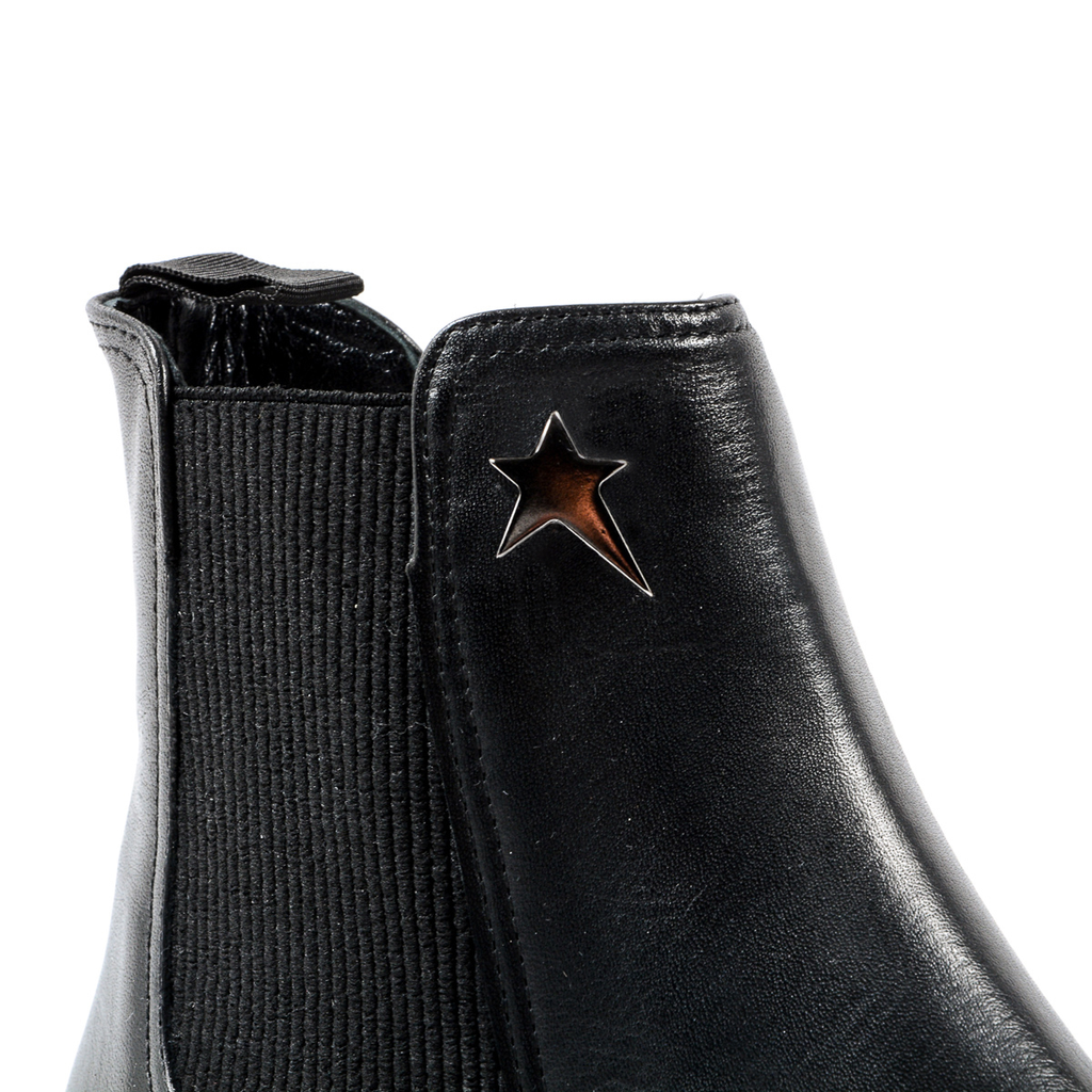 Andrew Charles Womens Ankle Boot Black CHRISSIE
