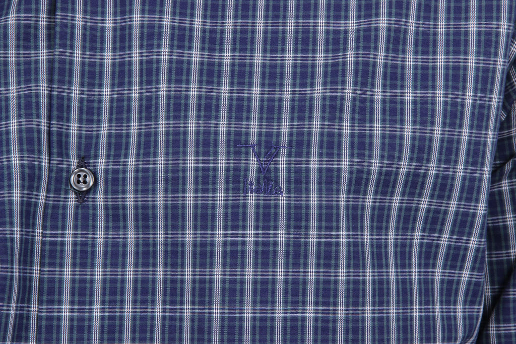 Camisa clásica moderna V 1969 Italia para hombre, talla 377 VAR. 033